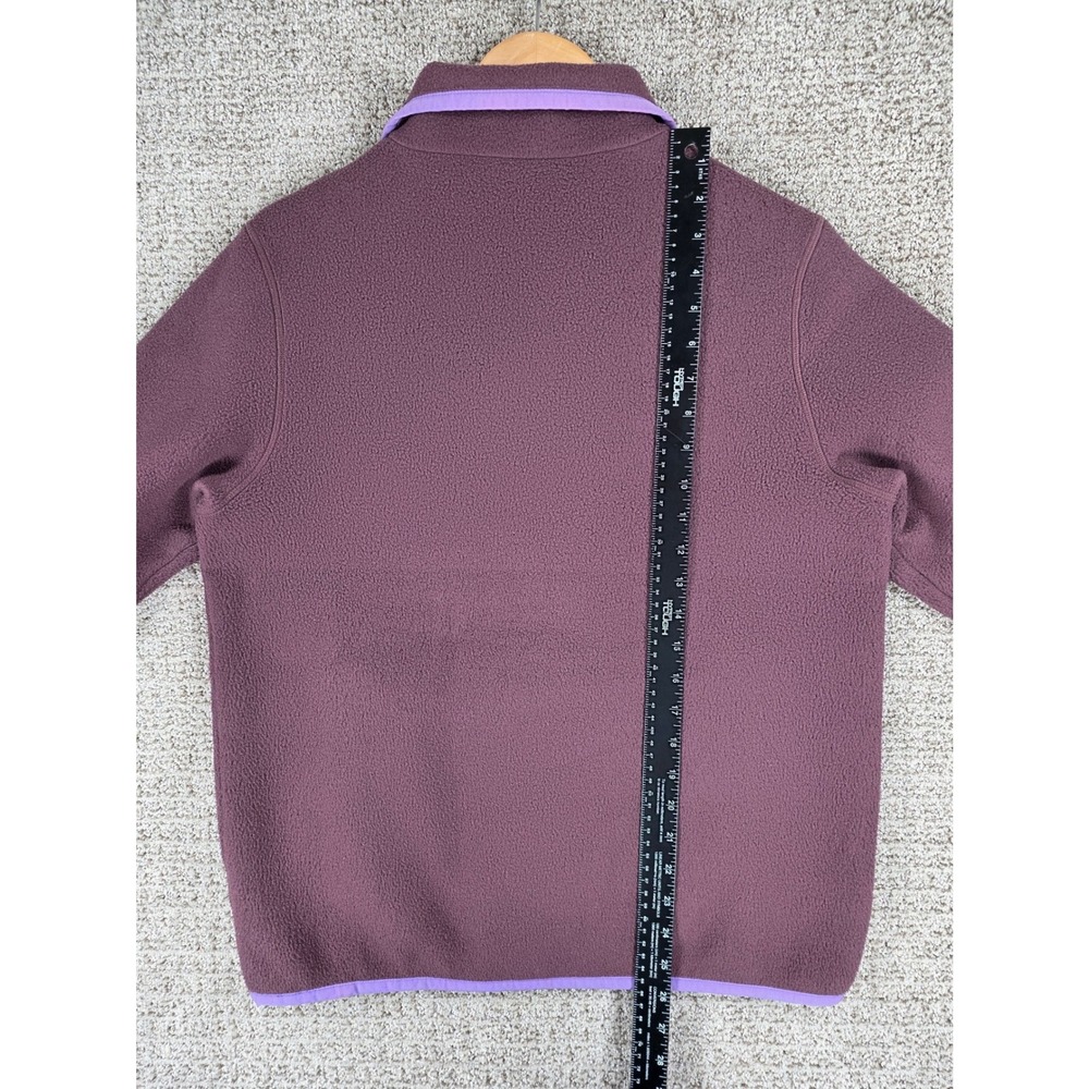 Cotopaxi Teca Fleece Snap Pullover Jacket Womens Medium Burgundy Purple Red Blue - Picture 7 of 7
